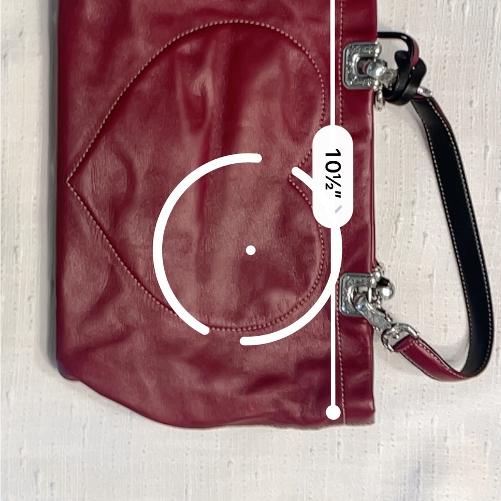 Brighton Red leather purse with heart Valentine’s Day gift handbag pocketbook - Picture 11 of 13